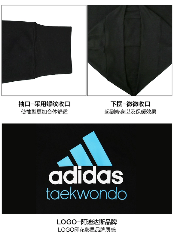 Áo len nam Adidas mùa xuân 2020 đôi mới đội mũ trùm đầu thể thao áo thun adiCHT-CBW-CBBU - Thể thao lông cừu / jumper