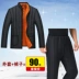 Áo khoác nhung dày ấm áp cho nam trung niên cotton phù hợp với quần cũ cha mùa đông áo khoác mùa đông áo khoác dài nam Bông