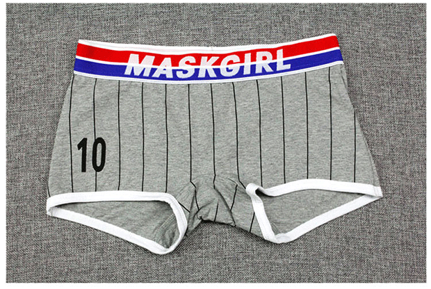 Đẹp trai t đồ lót cặp đôi rắn màu tt nữ tam giác boxer cotton rộng bên trung tính thể thao les eo sup châu Âu do lot nu