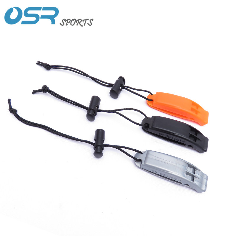 D-flex Dual-frequency high and low sound whistle Floating diving whistle Explosion whistle Food grade PP