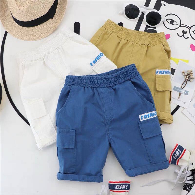 Children's shorts boys baby pants 2021 summer baby five-point pants five-point pants summer children's clothing overalls trend