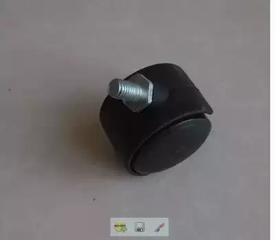 Electromagnetic wave lamp wheel infrared baking lamp wheel TDP physiotherapy instrument pulley base wheel