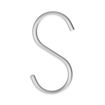  Liangfeng shallow printing S hook aluminum hook household wardrobe bathroom kitchen door rear multi-function S-hook load-bearing metal