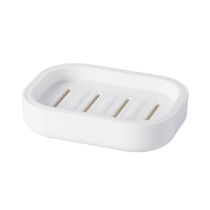 Liangfeng light printing creative plain drain toilet Bathroom double layer handmade soap box soap dish Household Japan