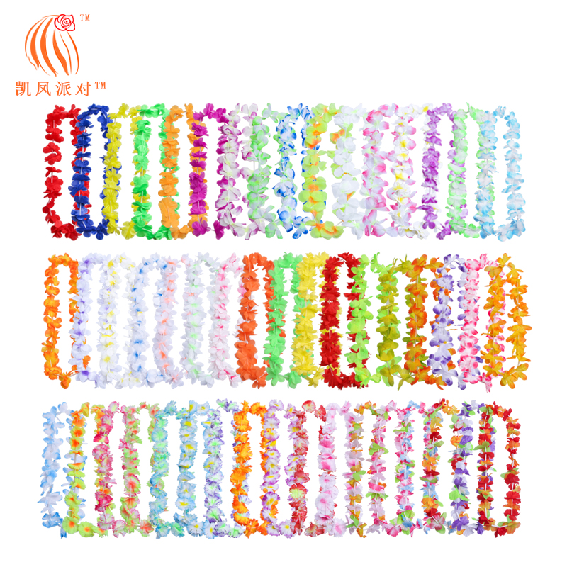 50PCS 100PCS Hawaiian Hula Set with Garland Factory Direct Sale Available for Sale