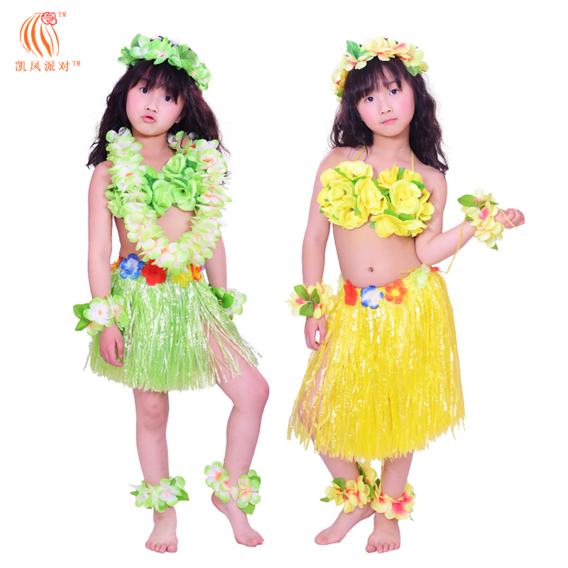 High-grade children's day thickened hula dance performance clothing kindergarten primary school props factory support customization