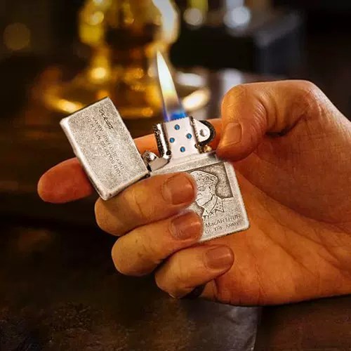 Оригинальная зажигалка на керосине, ретро значок, микрофон, США