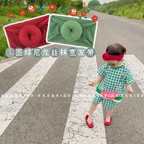xxxxkidds new baby headwear 23 color nylon wide children hair accessories soft round nylon silk stocking wide hair band