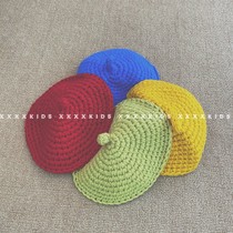 xxxxkidds pure artisanal private custom net red hominin Pumpkin cap multicolor color selection Custom no deback