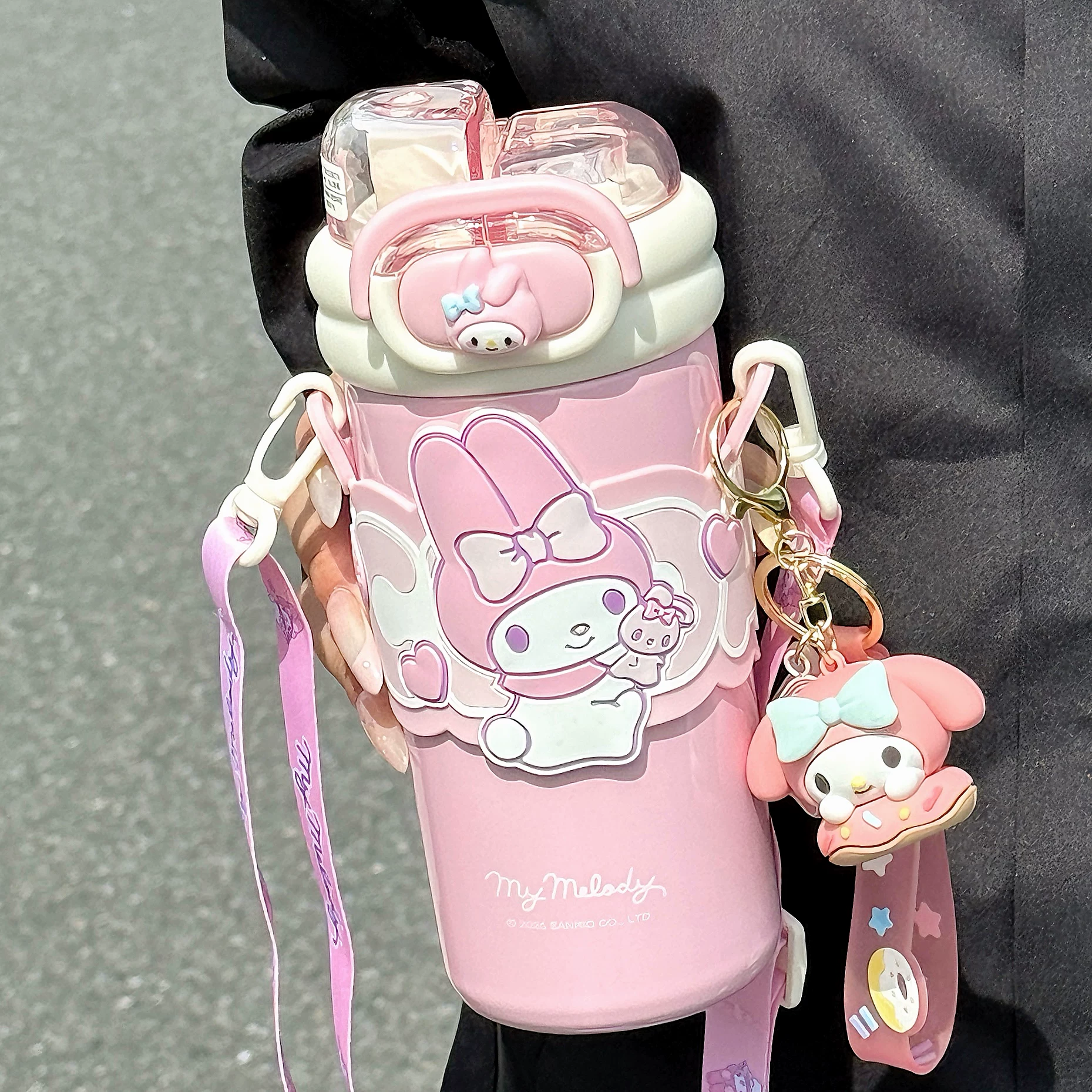 Детский качественный стеклянный чайник Sanrio