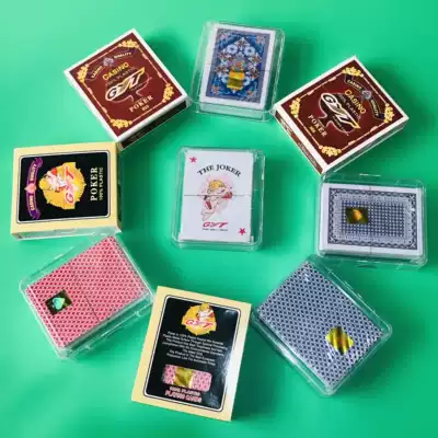 Northeast fill the pit plastic poker fill the pit kick pit bee white edge 9-king double-sided matte one 12 boxes 24 pay