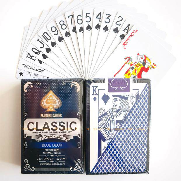 GYT Jinyi CLASSIC plastic poker bridge narrow small character PVC frosted wear-resistant waterproof 54 sheets for national use