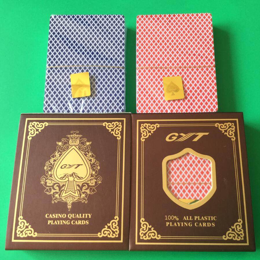GYT double-sided frosted PVC plastic poker 54 sheets of wide narrow bridge Bridge Angels Big Bee Fighting Landowners Texas Sooha-Taobao