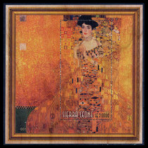 Sierra Leone 2019 Austrian Clints famous painting Adeles Portrait wood M stamps brand new