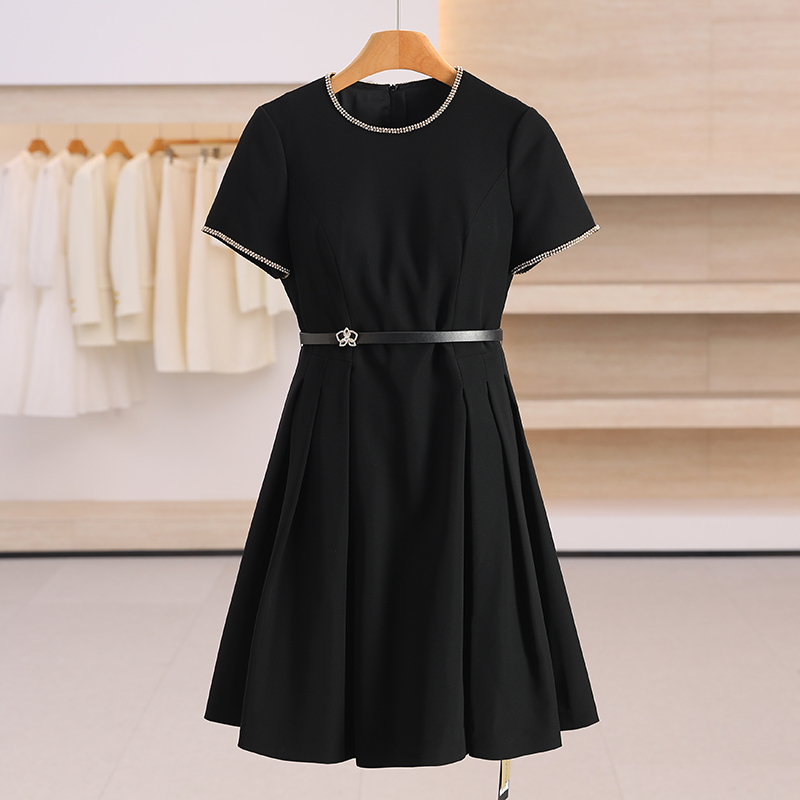 Special Offer 5490【La K Di】Round Neck Short-Sleeve Dress 26 Spring Collection Shang Brand Discount Store Women's Clothing Special Offer 5490【La K Di】Round Neck Short-Sleeve Dress 26 Spring Collection Shang Brand Discount Store Women's Clothing