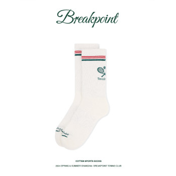 ຖົງຕີນເທັນນິສຝ້າຍກາງ-calf breakpoint