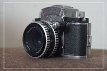 German exa tessar 50 2 8 film camera set engraving plate waist level viewfinder collection and use