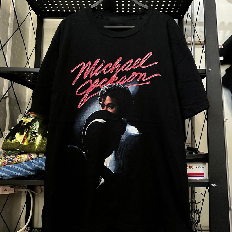 Michael Jackson Memorializes Michael Jackson with a Cool Short-Sleeved Street Chic Hip-Hop Unisex Cotton T-Shirt