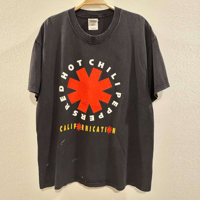 Red Hot Chili Peppers American Retro Street Fashion Brand Os Style Short-Sleeved T-Shirt