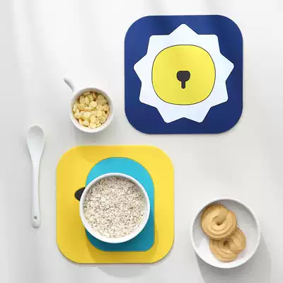 Fan home pvc insulation mat table mat household anti-scalding coaster bowl mat heat-resistant placematched mat vegetable mat cartoon