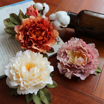 Hanfu silk hairclip ancient costume Tang style national wind bride headdress ancient wind flower photo vacation beach photo hair accessories