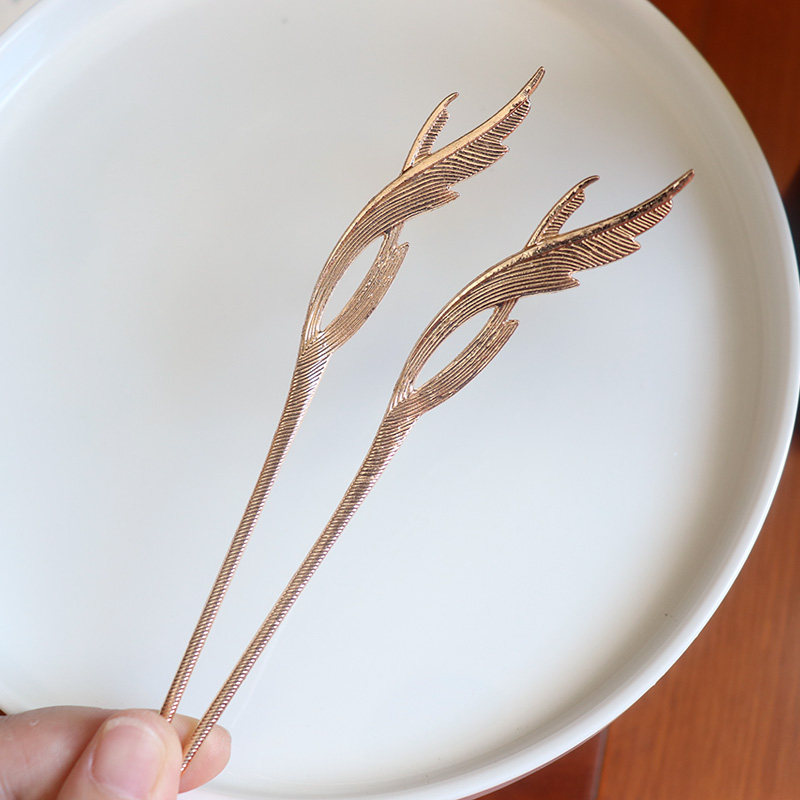 Dreams Qi Hanfu Hairpin Brief about 100 Lap Carved floral headwear Ancient Wind Hair and Walking Around the Ancient Costume of the Tang Wind Hair Accessories