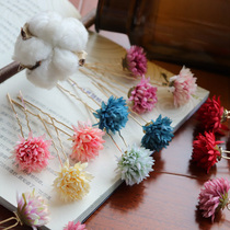 Hanfu silk hairclip hairpin hair accessories ancient costume bride headdress ancient style photo studio photo studio photo accessories