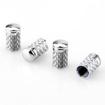 Car tire valve cap carbon fiber metal valve core cover personality modified tire wheel hub decoration universal type