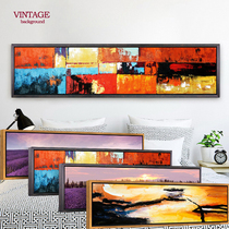 Modern simple framed mural bedroom bedside painting abstract art living room sofa background wall decorative painting banner