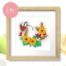 Hand rhyme paper life companion material package autumn derivative paper painting love oath derivative paper painting bottom card tool set