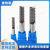 Hard alloy corn milling cutter solid round bar plus work Phi 3175 * 12mm non-labeled tungsten steel cutter suit