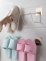 Wall-mounted multifunctional shoe rack shoe storage artifact simple door product shoe rack toilet-mounted wall shoe rack