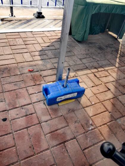 Electric Hanging Basket Counterweight Block Plastic Counterweight Block Integrated Mold, Plastic Cement Weight Block, Truss Counterweight Block
