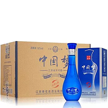 【6瓶】中国梦白酒52度500ml整箱