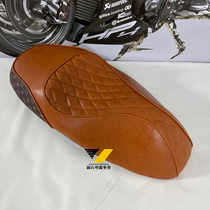 Suitable for SYM Sanyang Fit 4 Fit 5 FIDDLE5 cushion modification accessories retro crazy horse leather cushion