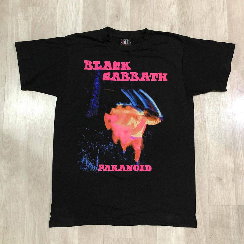 Black Sabbath Rock Band Heavy-Duty Pure Cotton Texture Short-Sleeve Y2K Unisex T-Shirt Trendy