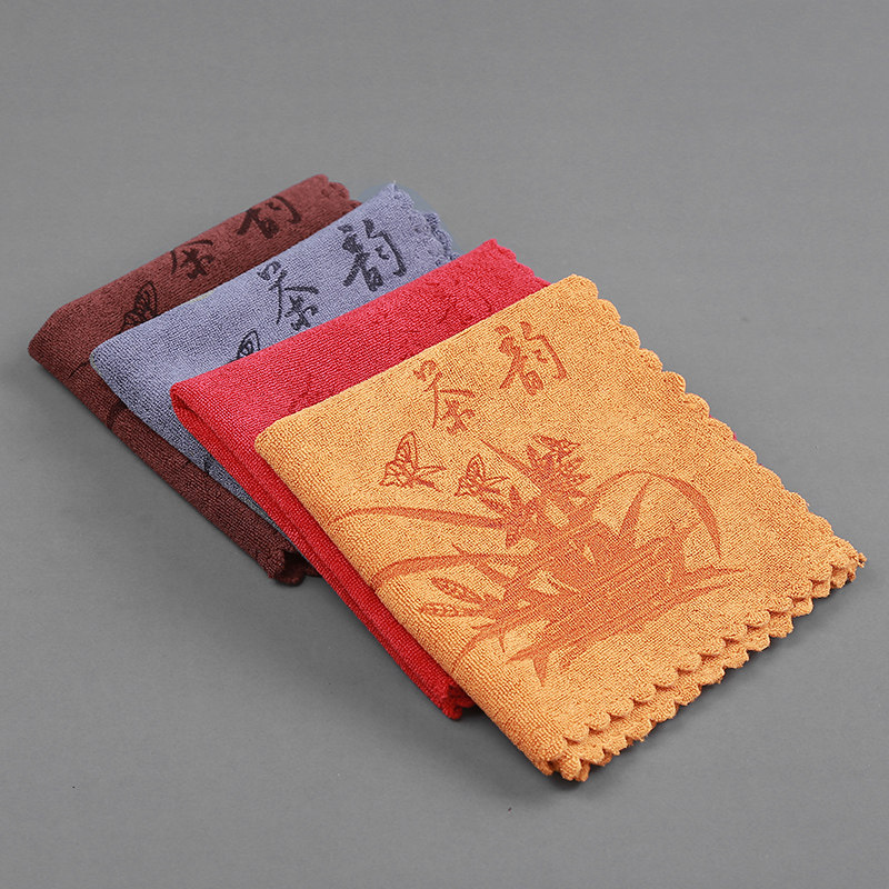 Tea towels Absorbent Thickened Tea Cloth Tea Table Tea Table Rag Special Towel Tea Table Utilita Tea Accessories Cotton Numb