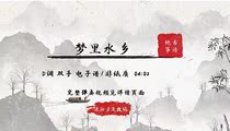 Dream Water Township Pure Guzheng Spectral D Tone of the Hands Version Electronic Spectrum