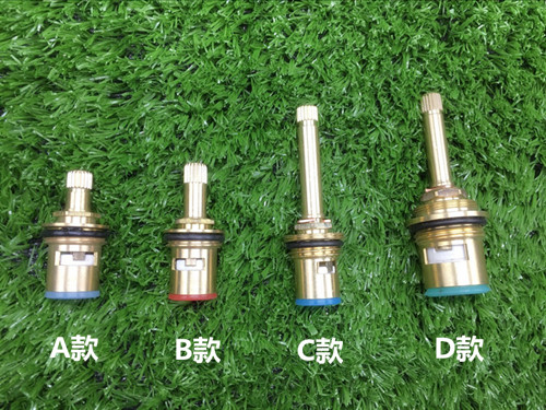Triangle valve copper valve core single cold ceramic valve core hot and cold water faucet valve core quick opening ceramic valve core universal accessories
