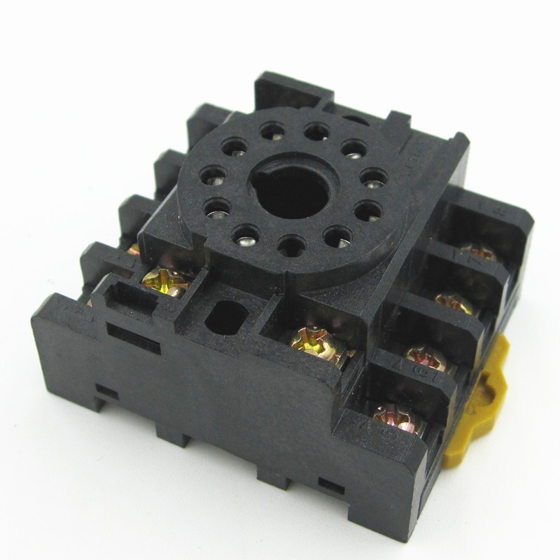 Special PF113A relay base round 11-pin socket seat suitable for DH48J-11 MK3P