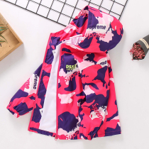 Girl Jacket Spring Autumn Girl Ocean Gas Korean Version Spring Dress 2021 New CUHK Child Spring Baby Submachine Clothes