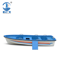 Guanglian Shipbuilding 3 6 meters fishing boat FRP speedboat Assault boat Yacht sea fishing boat Fishing boat plus fish warehouse