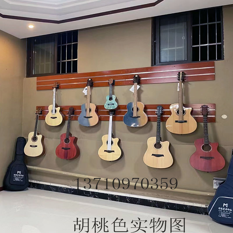 Musical instrument display rack Pipa hook on the wall mesh piano line decoration cabinet New Zhongruan boutique three-dimensional guitar hanging board