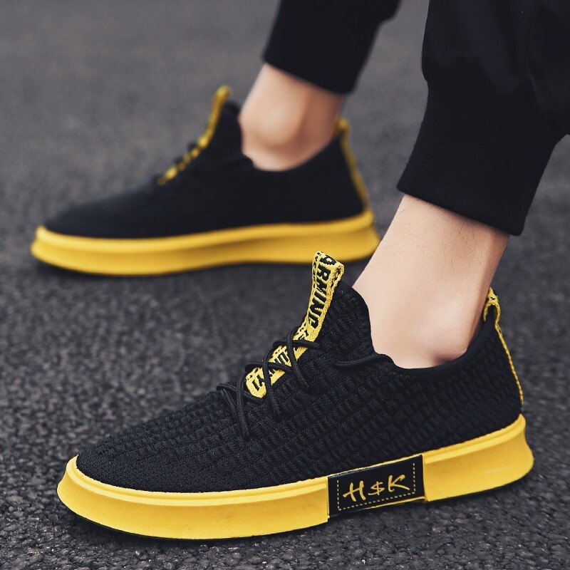 ins net red one-step mesh men's shoes 2022 summer breathable casual sports men's Korean version of fashion low-top trendy shoes