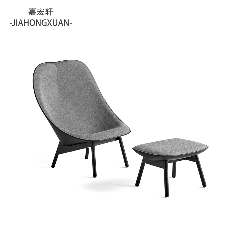 Nordic Design New Villas Casual Caual Model House Back Seats Fan в форме стула в форме одиночного дивана Alien Shell Chair