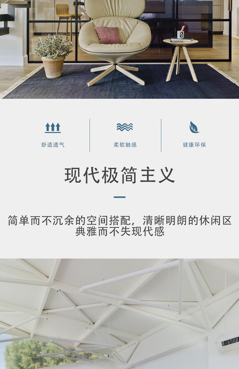 Стул 北欧创意个性设计师酒店会所客厅家用洽谈tortuga单人休闲躺椅 OTHER