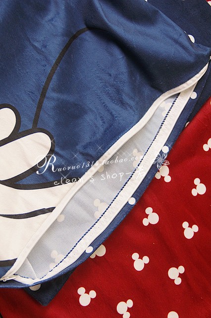 [68] Phim hoạt hình cặp đôi Mickey Minnie Vỏ gối đơn gối tựa cổ