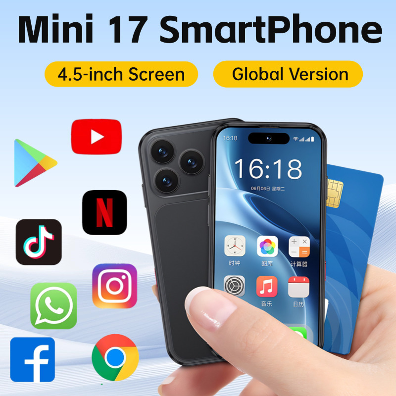 Ivmi 17 Mini 4.5inch Foreign Language Traditional Chinese Multi-Language Huaqiangbei Mini Smart Phone Backup Phone Ivmi 17 Mini 4.5inch Foreign Language Traditional Chinese Multi-Language Huaqiangbei Mini Smart Phone Backup Phone