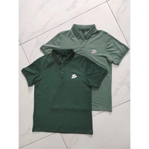 Lapel polo shirt for business meetings comfortable and breathable summer fitness single top breathable and comfortable short-sleeved T-shirt for morning jogging