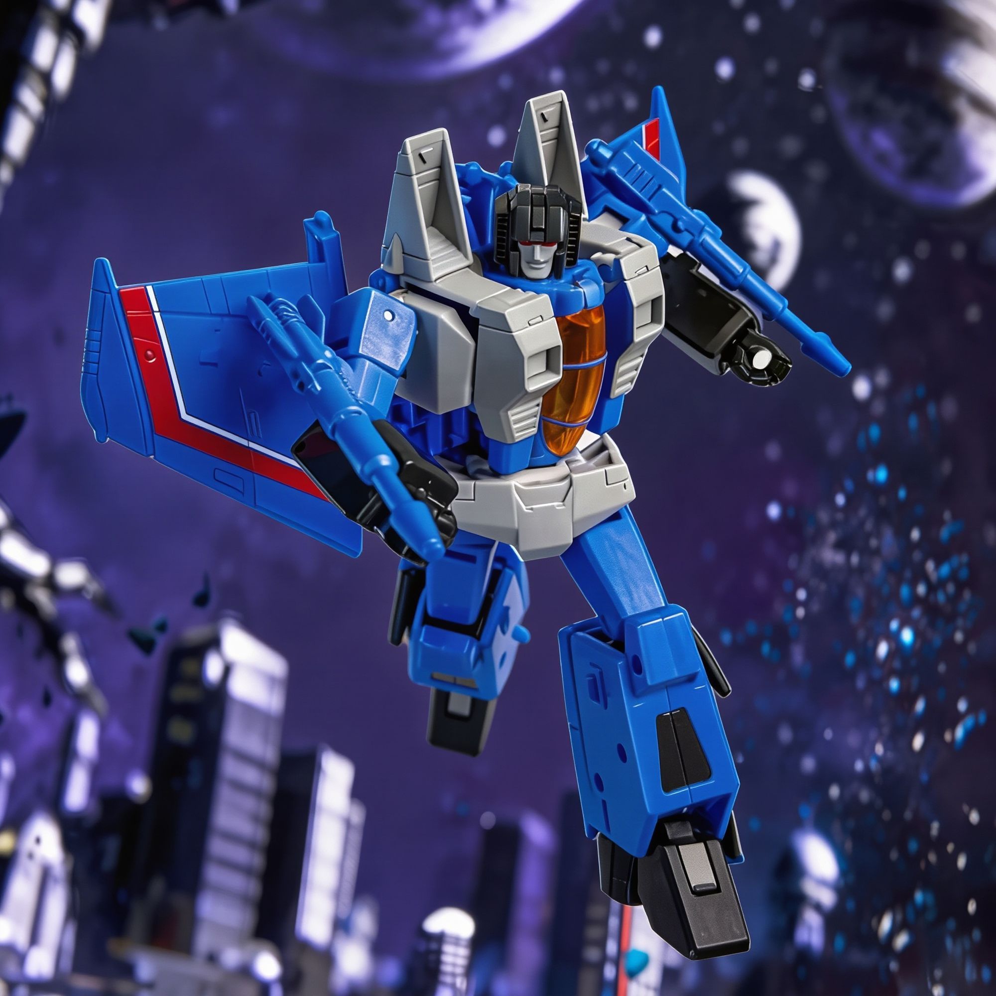 Hasbro Transformers SS86 Voyager Class Thundercracker SS-Serie, verformbares Robotermodell, Desktop-Sammlerstück, Actionfigur, Spielzeug – Detail 3